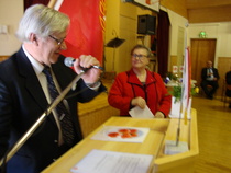 Kaksi puheenjohtajaa, Arja Ojala sekä Teppo Elo